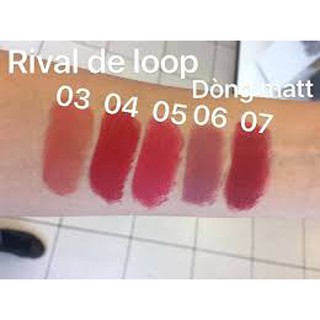 (Có ảnh swatch) Son lì Rival de Loop Matt lipstick(giảm giá)