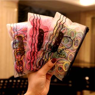 Set 100 Dây Buộc Tóc Xinh Xắn Cho Bé Gái
