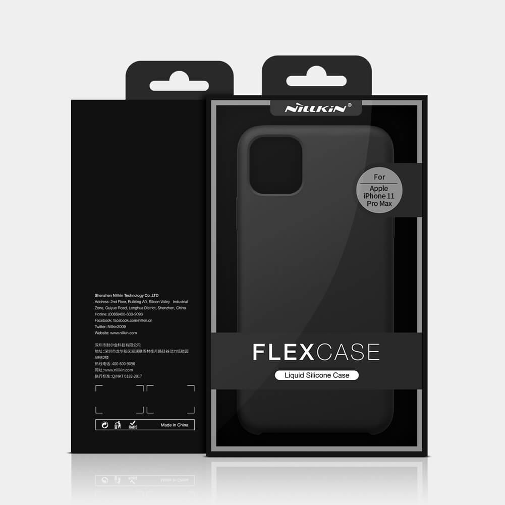 Ốp lưng silicon siêu chống sốc cho iPhone 11 Pro Max (6.5 inch) Hiệu Nillkin Flex Pure (chống va đập, siêu mềm mịn)