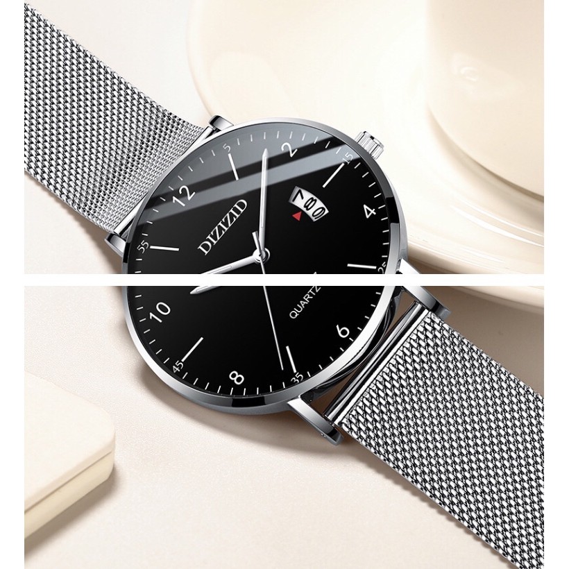 (CHÍNH HÃNG) Đồng hồ nam chính hãng DIZIZID DZ66 dây thép Titanium cao cấp, phong cách thượng lưu | BigBuy360 - bigbuy360.vn