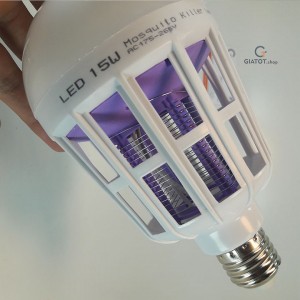 Bóng đèn led diệt muỗi 15W cao cấp