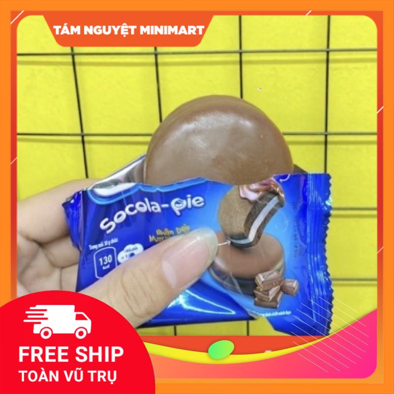 Hộp Bánh Oreo Socola Pie Nhân Dẻo Marshmallow 360G