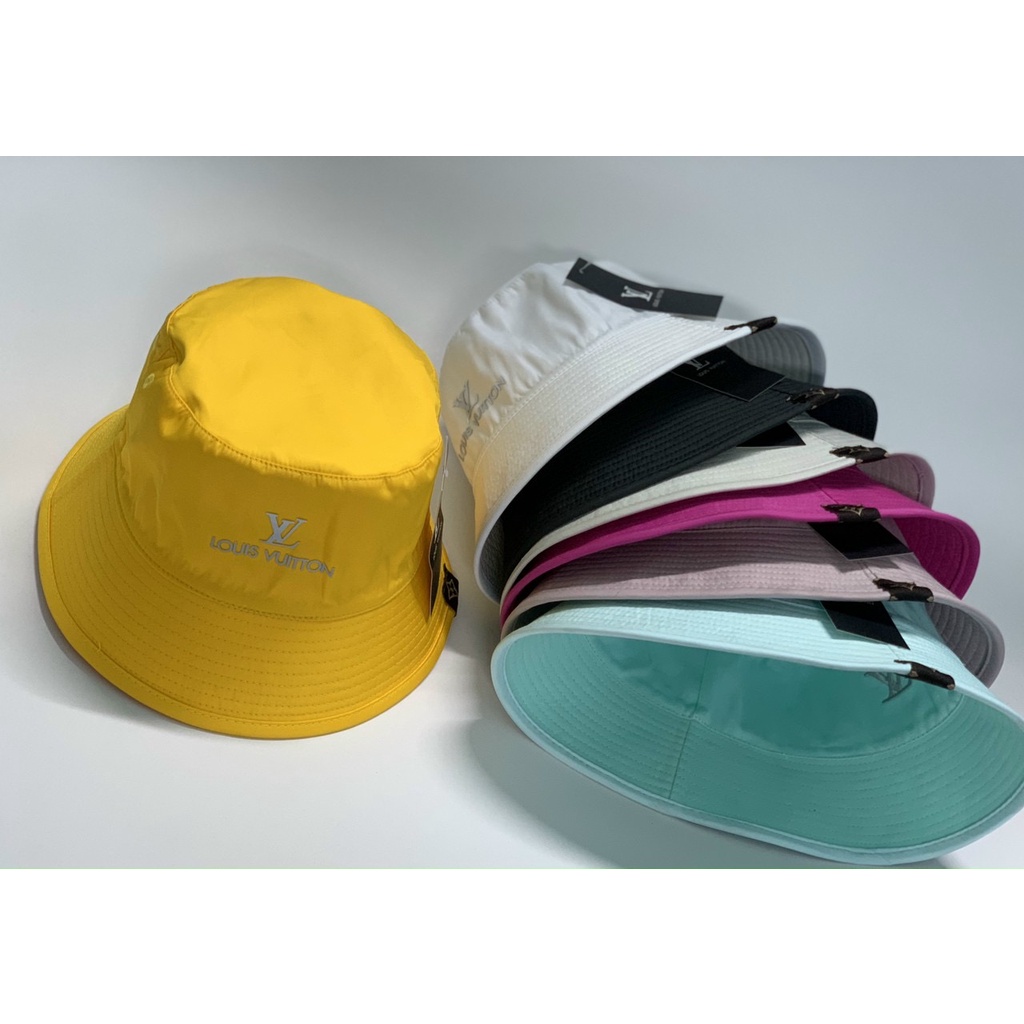Mũ bo dù 2 mặt in chữ phảng quang cá tính unisex thời trang