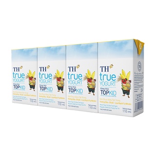 Lốc 4 Hộp 110ml Sữa Chua Uống TH True Yogurt TopKid