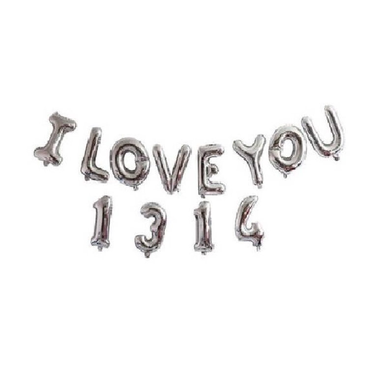 Bóng chữ cưới I LOVE YOU