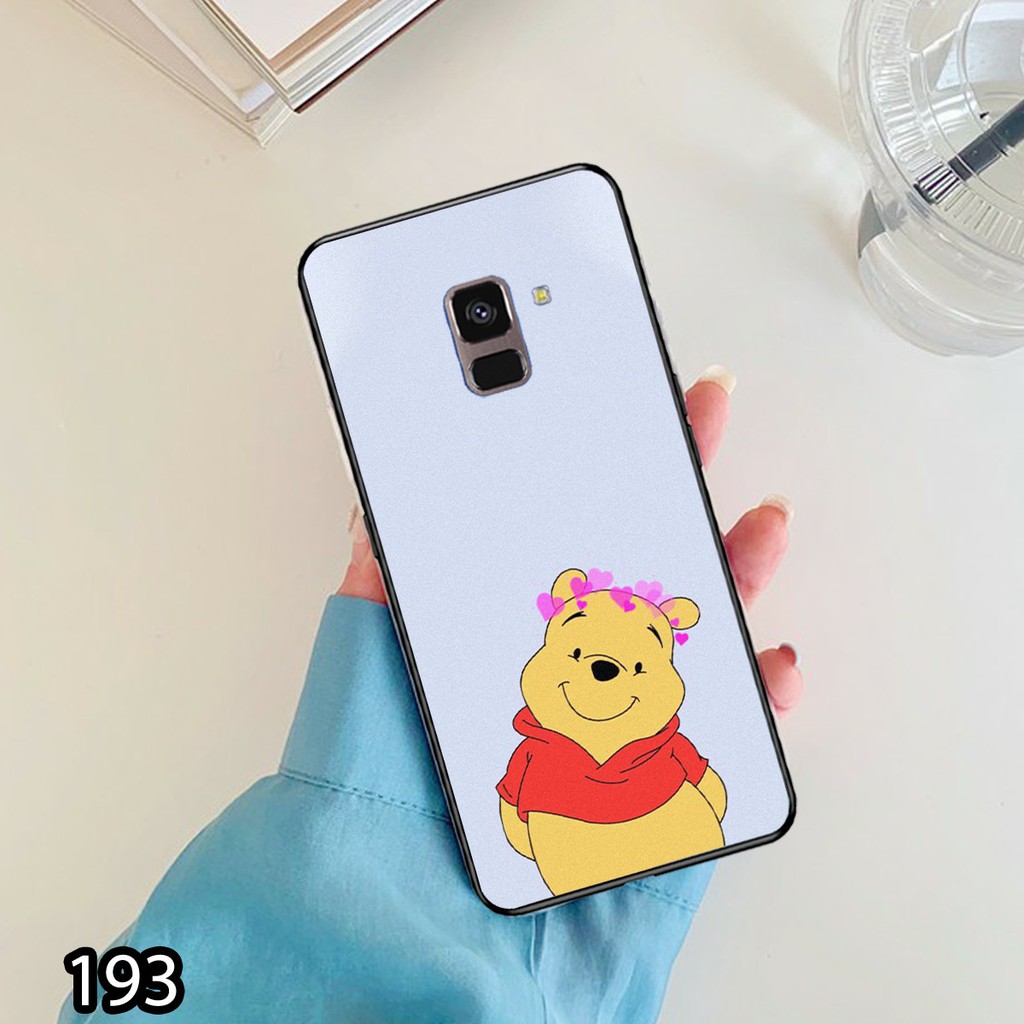Ốp lưng Samsung A6-2018/A6 Plus/A8-2018/A8 Plus in hình Gấu Pooh  siêu đẹp, lạ_KINGSTORE.HN_Ốp SS A6/A6P/A8/A8P