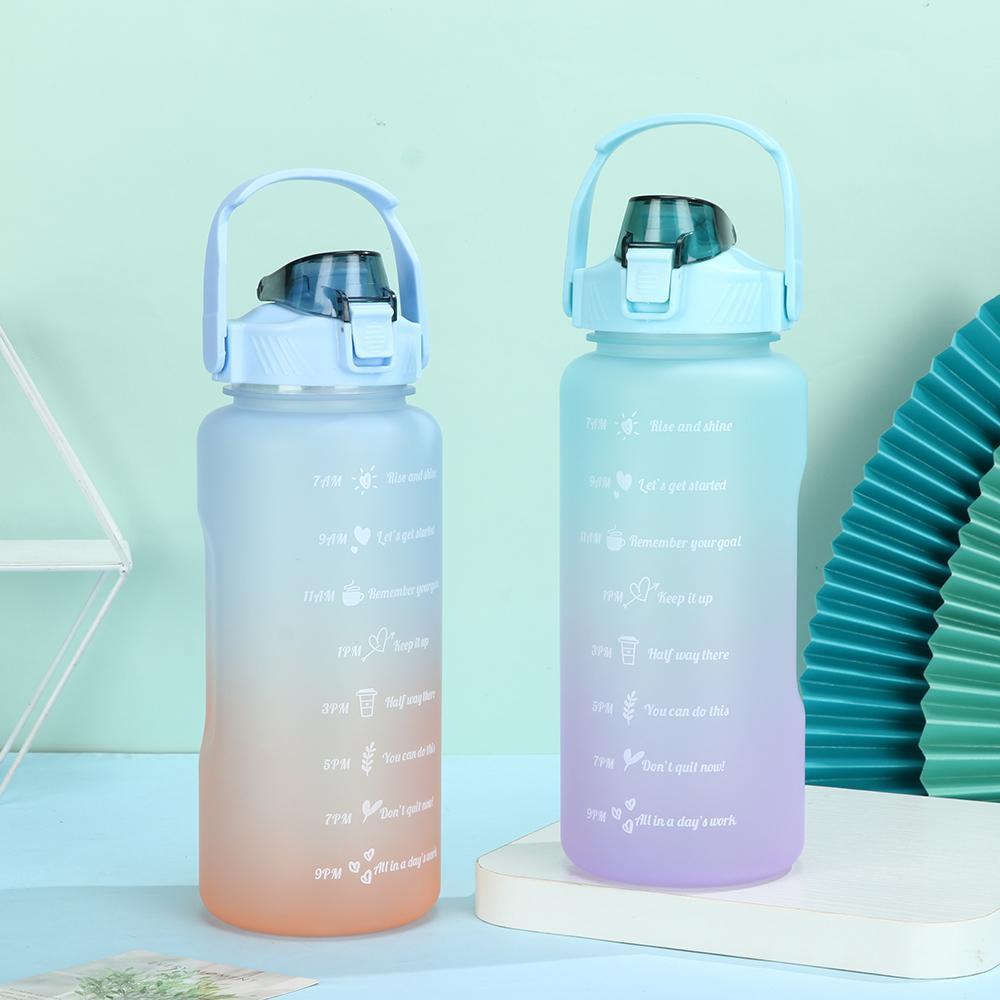 KUNHEV Bình Nước Thể Thao Chống Tràn Kèm Ống Hút Tiện Lợi