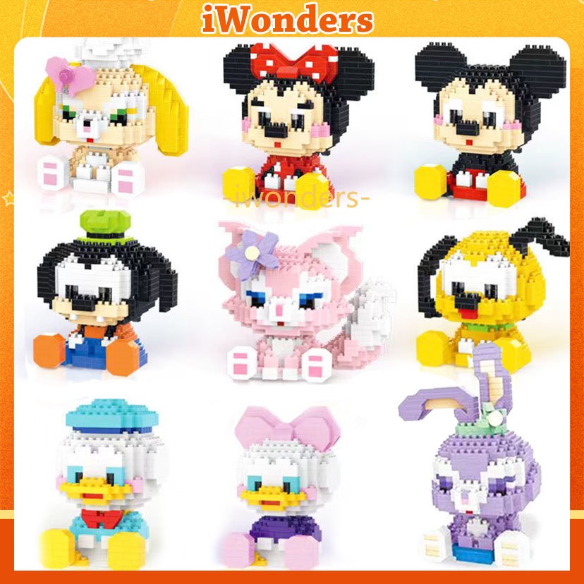 Bộ Đồ Chơi Lắp Ráp Lego Nhân Vật Disney Stellalou Mickey Minnie Linabel Dành Cho Bé Gái