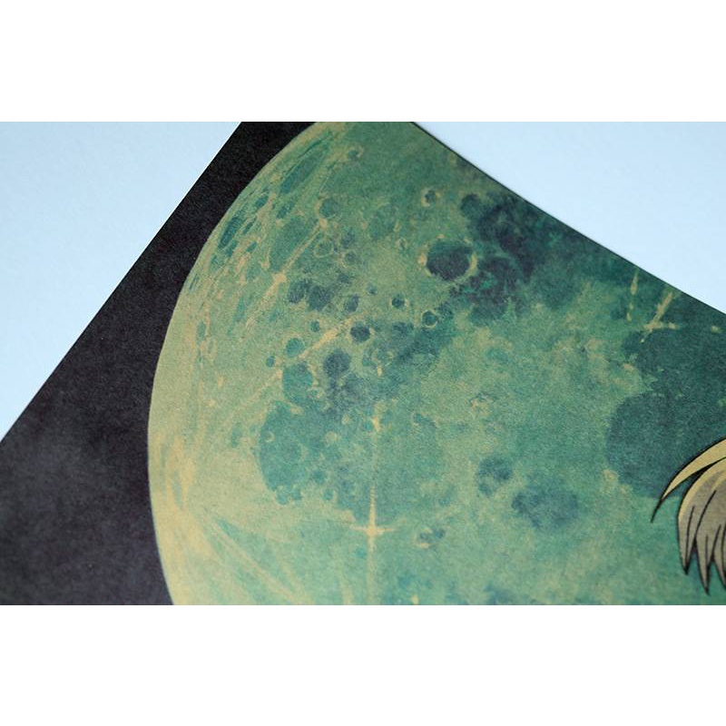 Giấy dán tường dùng cho trang trí nội thất hình inuyasha 'sesshoumaru' anime kích thước 35x50cm