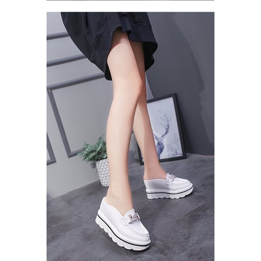 Dép đế xuồng cao 10cm siêu nhẹ nâng chiều cao