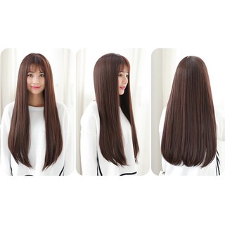 Tóc cả đầu thẳng cúp 60cm