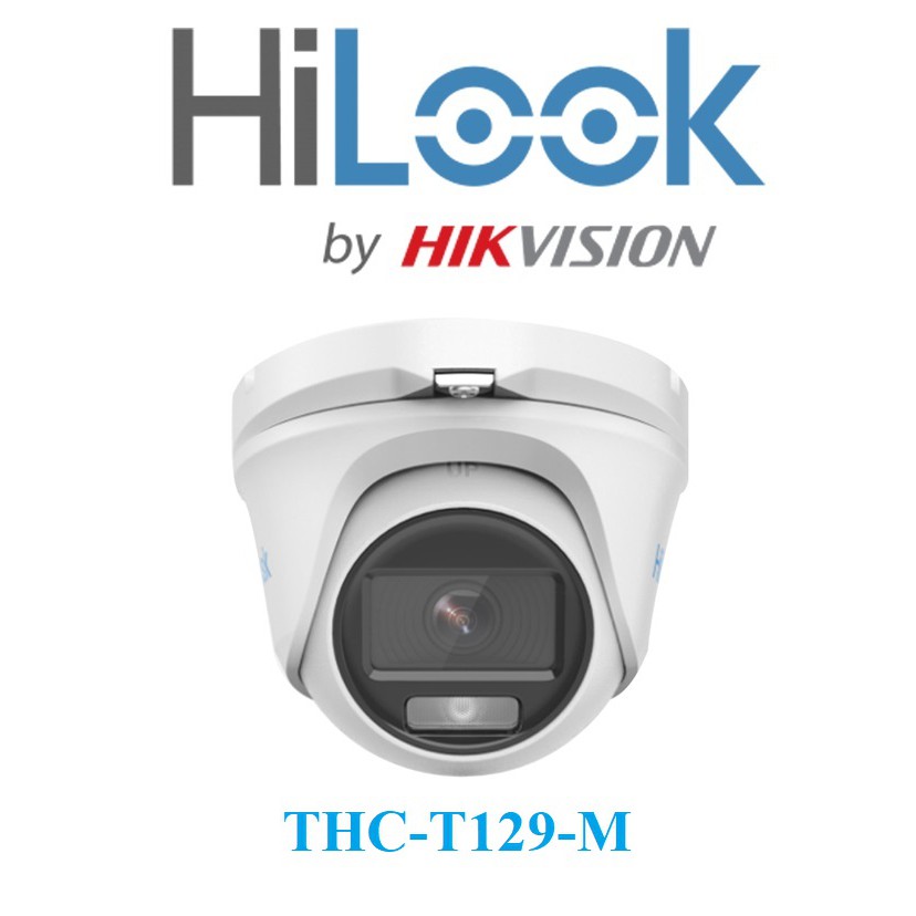 Camera Dome HD-TVI COLORVU 2.0 Megapixel HILOOK THC-T129-M - Hàng chính hãng