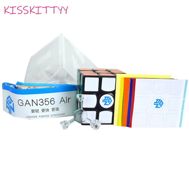 kisskittyy  1pcs Plastic Gan356 Air Standard Edition  3*3*3 Magic  Cube  Set With Debugging Tools infinity cube magic rubik blocks Good rubik blocks