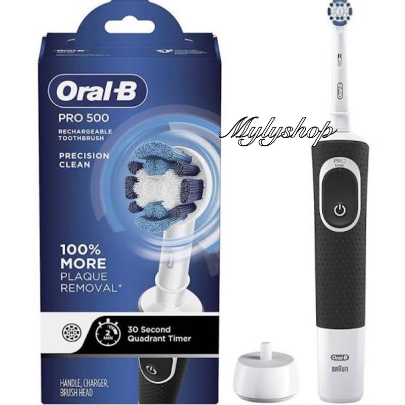 [ Hàng Mỹ ] Bàn chải điện sạc Oral B PRO 500 / PRO 1000