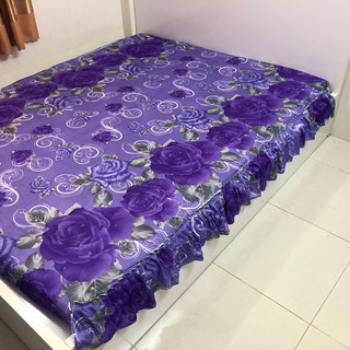 Drap nệm 1m2x2m THUN LẠNH có rèm phủ