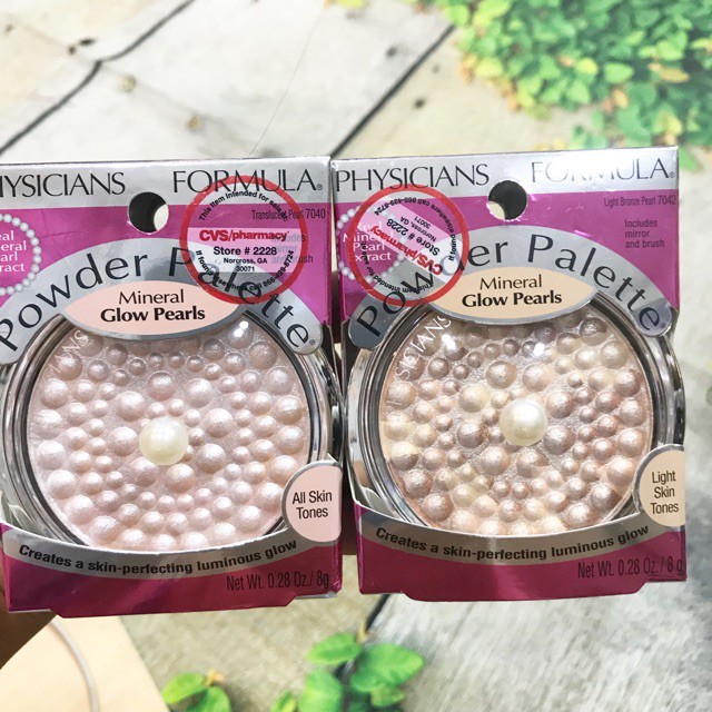 PHẤN BẮT SÁNG PHYSICIANS FORMULA POWDER PALETTE MINERAL GLOW PEARLS CHÍNH HÃNG - 8216