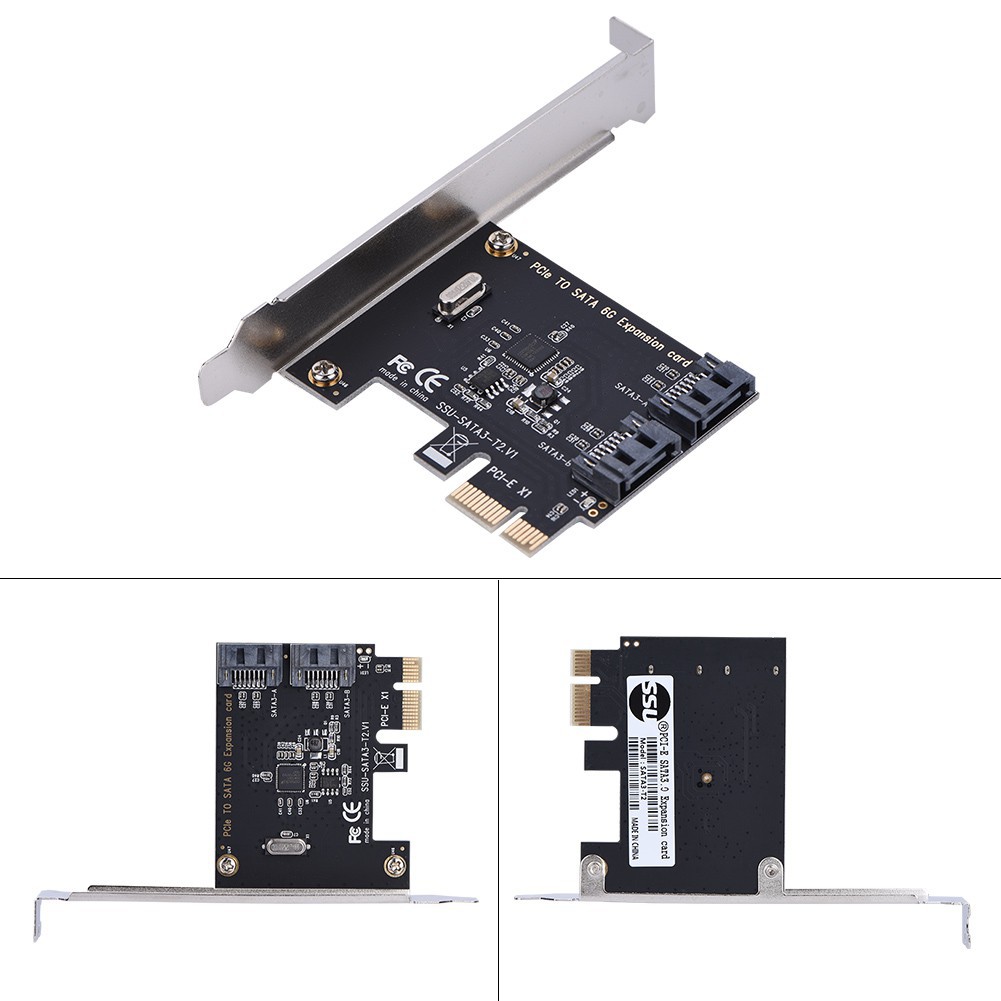 Card Mở Rộng Pci-E Card Pci Express Sang Sata 3.0 2 Cổng Sata Iii 6Gbps | BigBuy360 - bigbuy360.vn