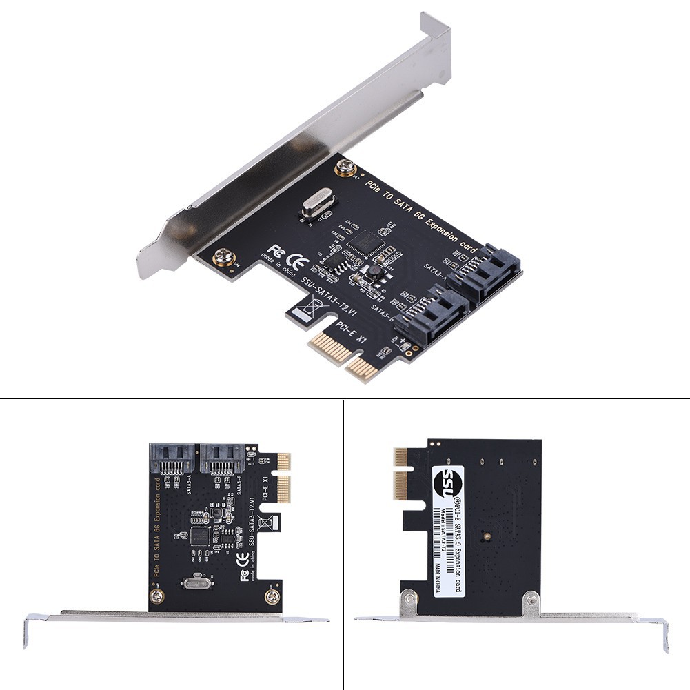 Card Mở Rộng Pci-E Card Pci Express Sang Sata 3.0 2 Cổng Sata Iii 6Gbps | WebRaoVat - webraovat.net.vn