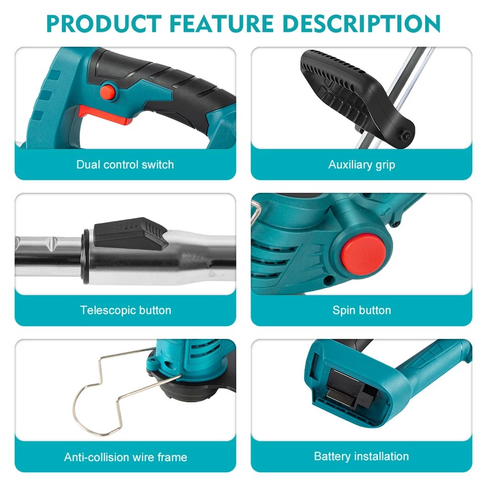 Máy cắt cỏ dùng pin makita 18v