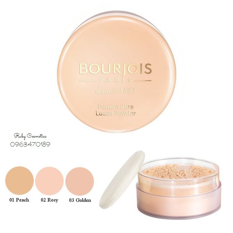 Phấn Phủ Bột Bourjois Paris Depuis Poudre Libre Loose Powder  ( kiềm dầu, da sáng mịn, bắt sáng) | BigBuy360 - bigbuy360.vn
