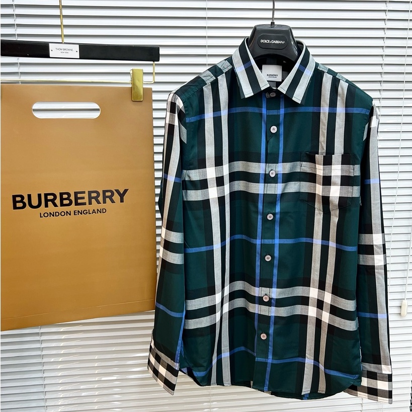 Áo sơ mi Burberry Xanh Rêu 2022