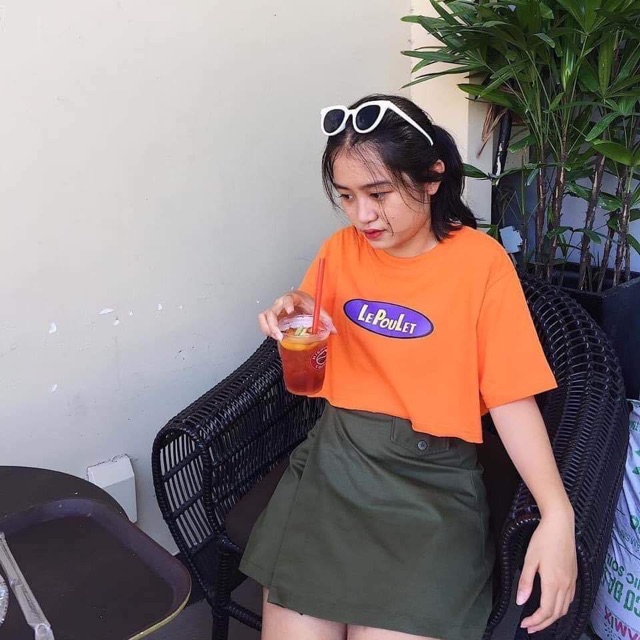 Áo croptop LePoLet cá tính DTR0919