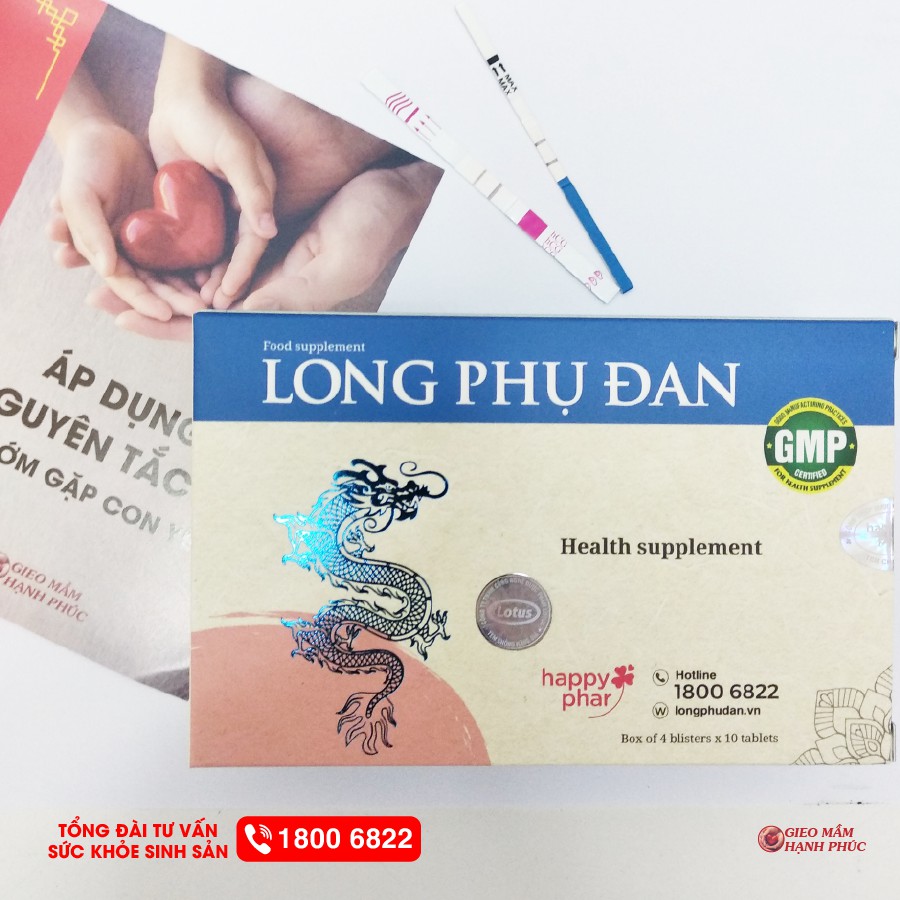 COMBO 1 Phượng Mẫu Đan 40 viên + 1 Long Phụ Đan 40 viên Bổ trứng Niêm mạc, khỏe Tinh trùng