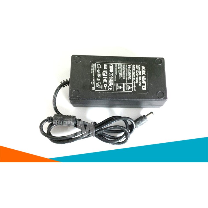 Nguồn Adapter 12V-5A 5.5*2.1 MM Zin (Bảo Hành 6 Tháng)
