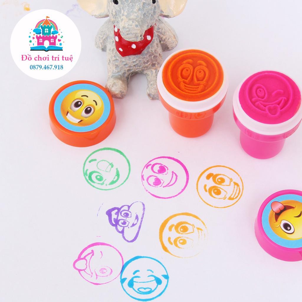 STAMP- CON DẤU KHÍCH LỆ Chiện dấu CUTE có sẵn mực cho bé