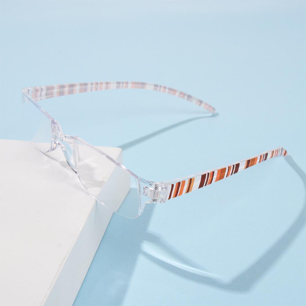 Kính Đọc Sách Gọng Kẻ Sọc Nhiều Màu Sắc Siêu Nhẹ Thoải Mái