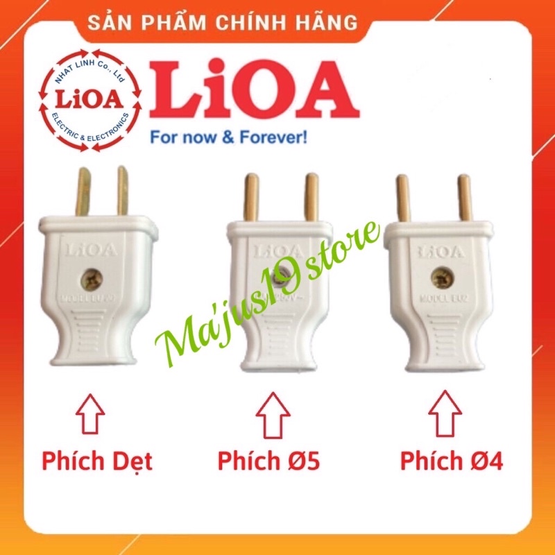 Phích Cắm LiOA chân tròn - Phích Cắm Nối LiOA đa năng