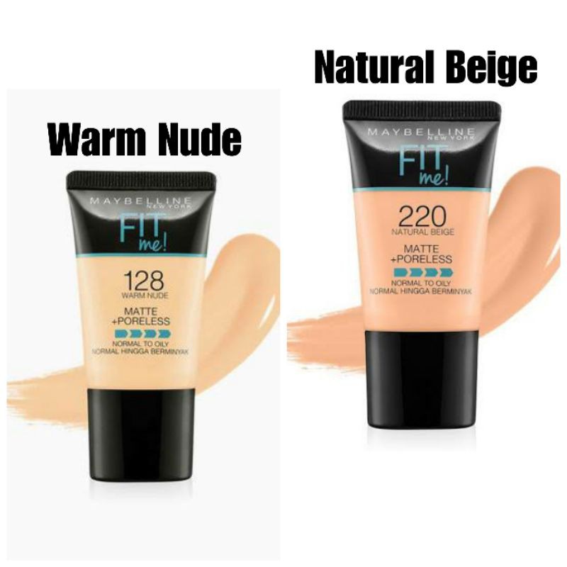 (Hàng Mới Về) Kem Nền Maybelline Fit Me Tông Nude 18ml 128 / 230