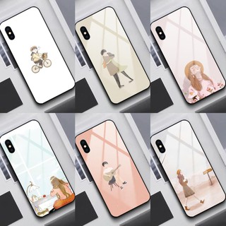 Ốp Lưng Kính Samsung Galaxy A10 A10S A20 A20S A30 A50 A50S A30S A70 In Hình CUTE