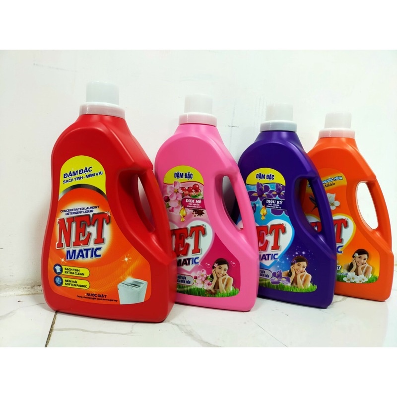 COMBO 3 CHAI Nước giặt NET Matic 3.6kg/chai
