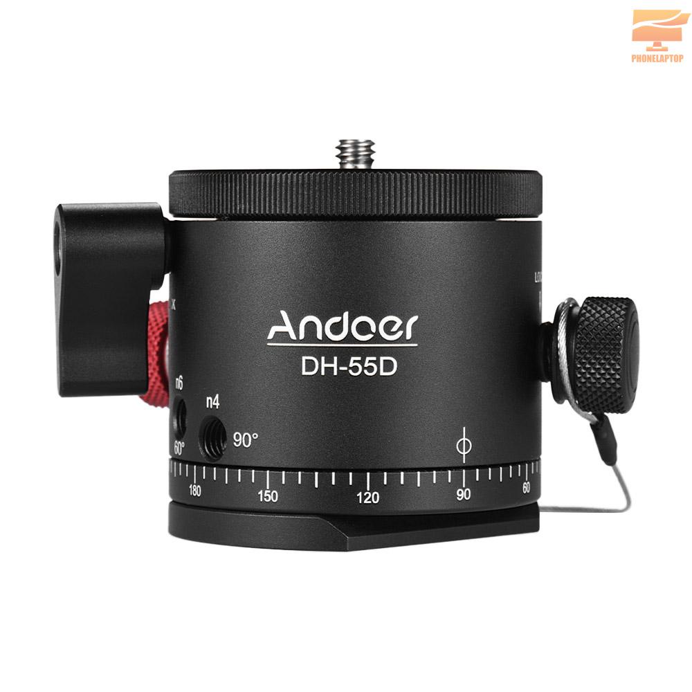 Đầu Bi Andoer Dh-55D Hdr Bằng Hợp Kim Nhôm Chịu Lực 15kg / 33lbs