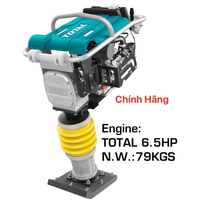 TOTAL MÁY ĐẦM CÓC HÌNH TRỤ 6.5HP TP880-2 (Cam kết Chính Hãng 100%)