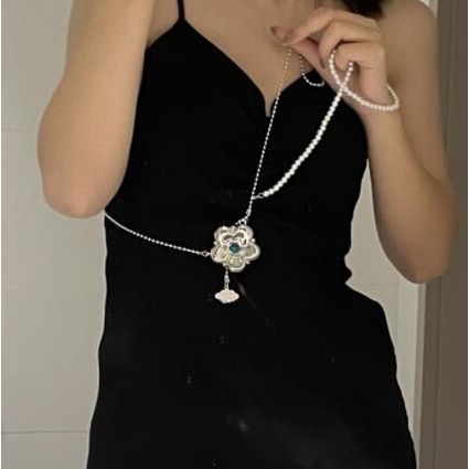 Thắt Lưng Kiểu Xích Phối Tua Rua Bằng Kim Loại Thời Trang Sang Trọng Đơn Giản Dành Cho Nữ