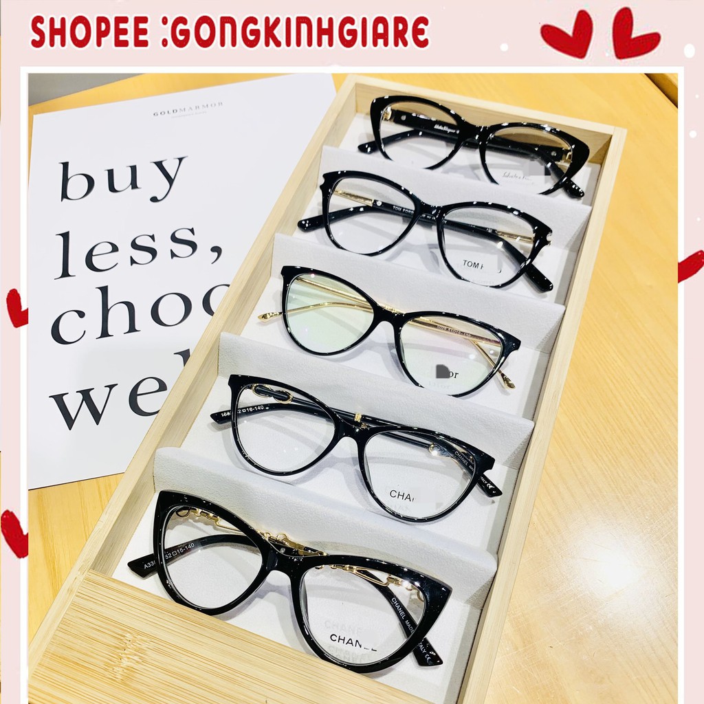 Kính mắt mèo mảnh nhẹ nhiều dáng sang chảnh Emilie eyewear phụ kiện thời trang | BigBuy360 - bigbuy360.vn