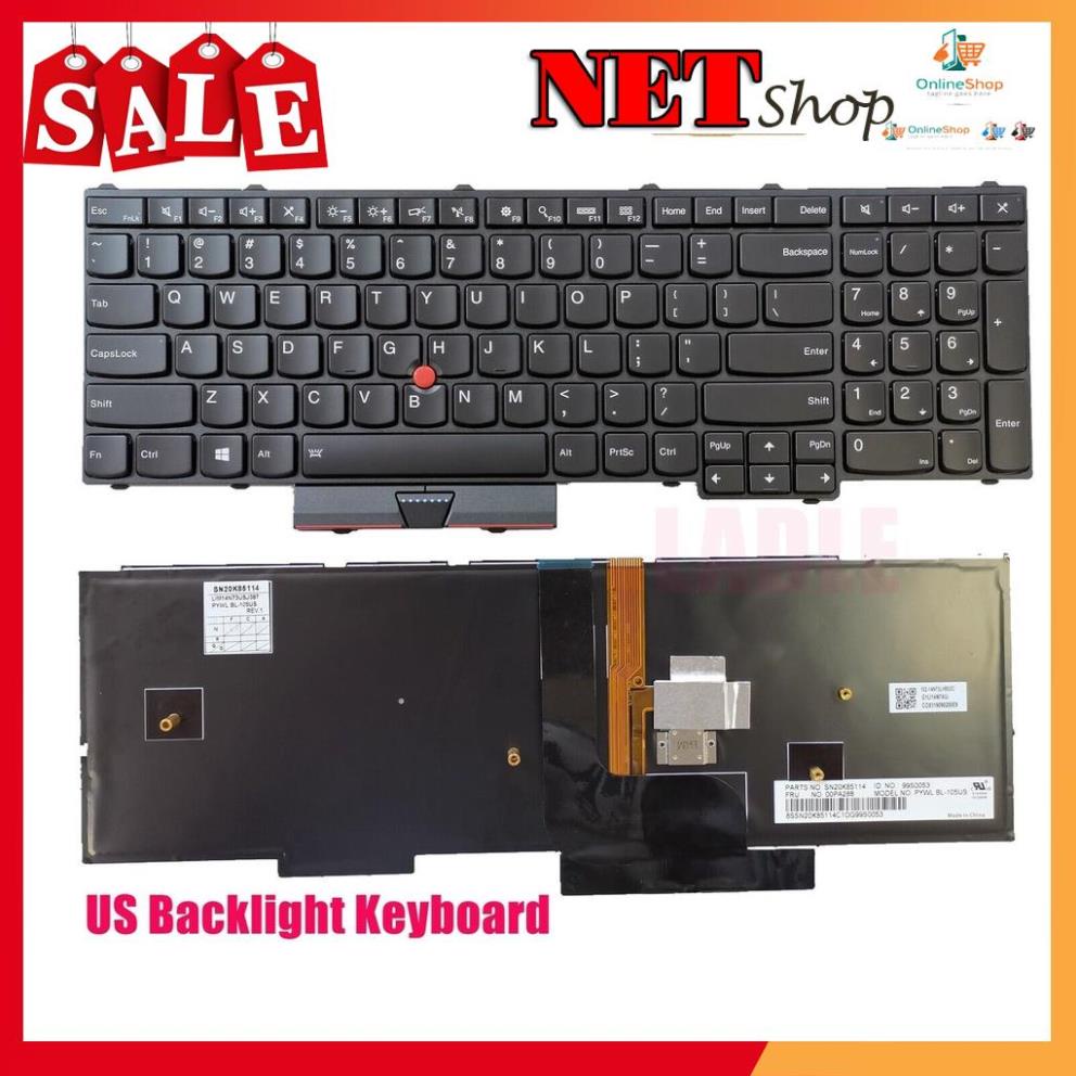 💖 Bàn phím Laptop Lenovo ThinkPad P51 P71 Keyboard