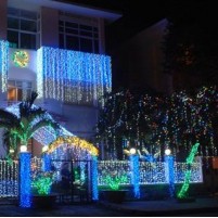 ĐÈN NHÁY THẢ MÀNH DÀI 5M ,10 SỢI