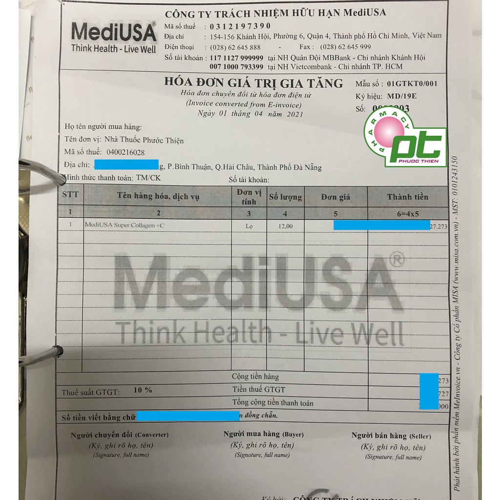 Viên uống giúp làm đẹp da, săn chắc da Super Collagen + C MediUSA Lọ 60 Viên - Ngăn ngừa lão hóa, sáng da