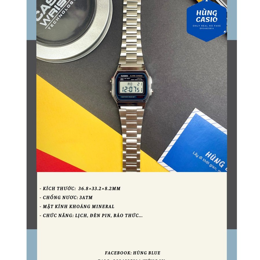 Đồng hồ nam nữ Casio đậm chất cổ điển, dây kim loại không gỉ, phù hợp cho mọi lứa tuổi, giá học sinh sinh viên