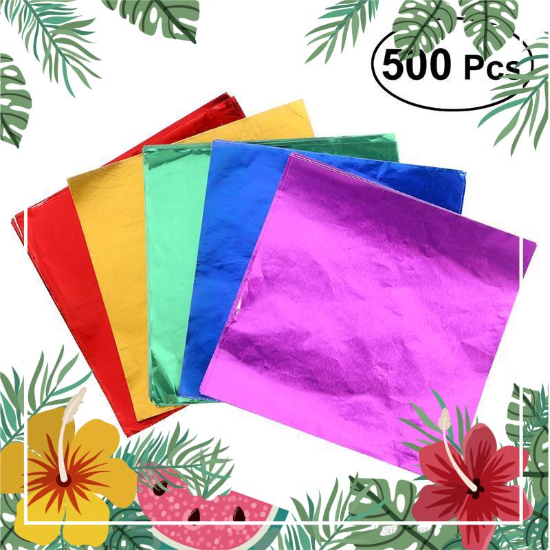 Giấy bạc tissue foil ánh kim, gói kẹo, trang trí Tết