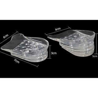 Lót giày tăng chiều cao silicon
