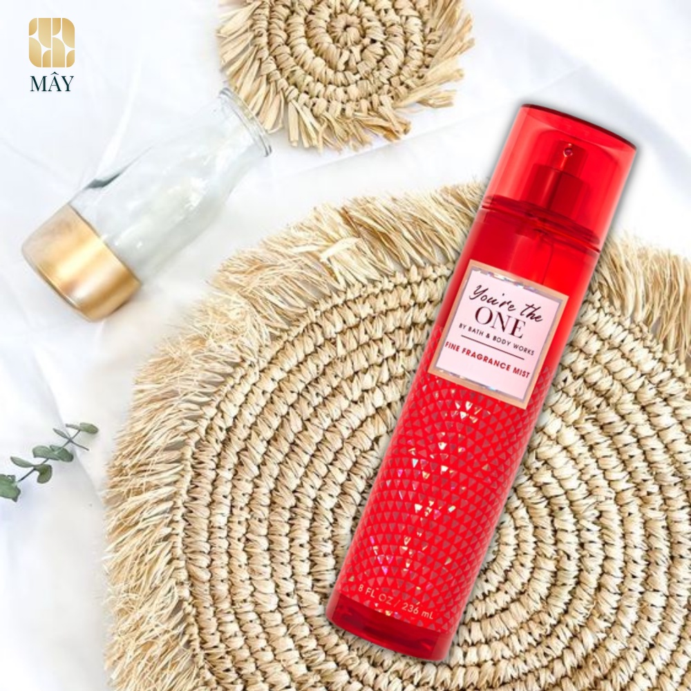 Body mist YOU'RE THE ONE - xịt khử mùi toàn thân mùi Body Mist Bath And Body Works Mỹ 236ml