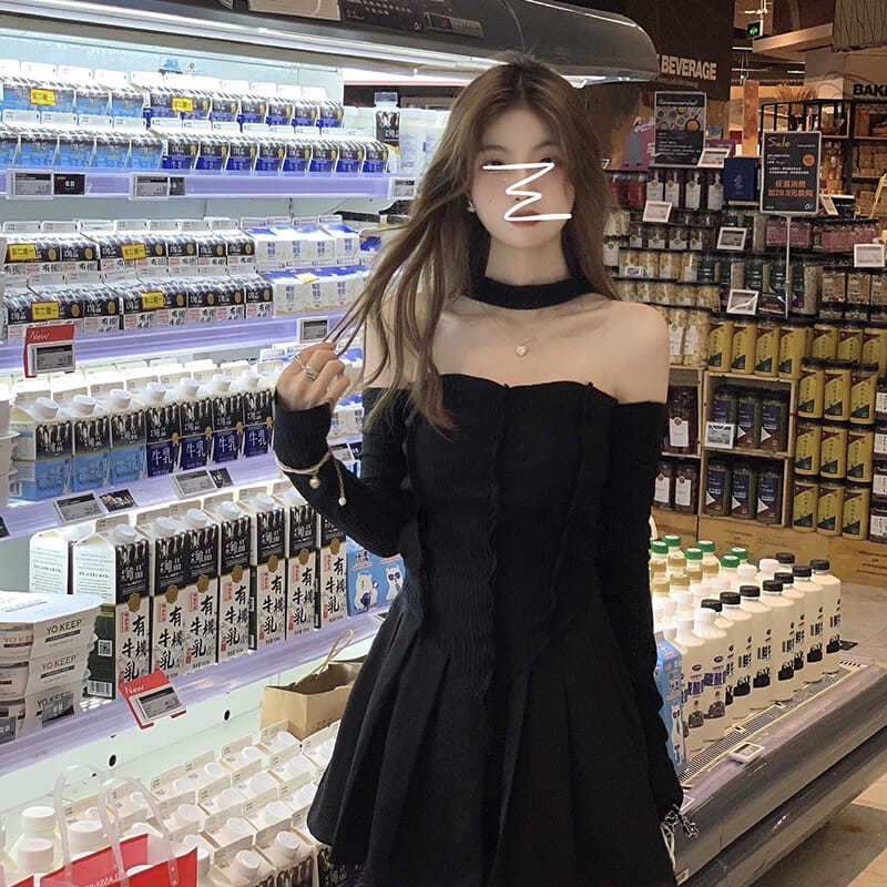 Áo Thun Một Mảnh/Chân Váy Lưng Cao Phong Cách Mới Mùa Hè Gợi Cảm Cho Nữ