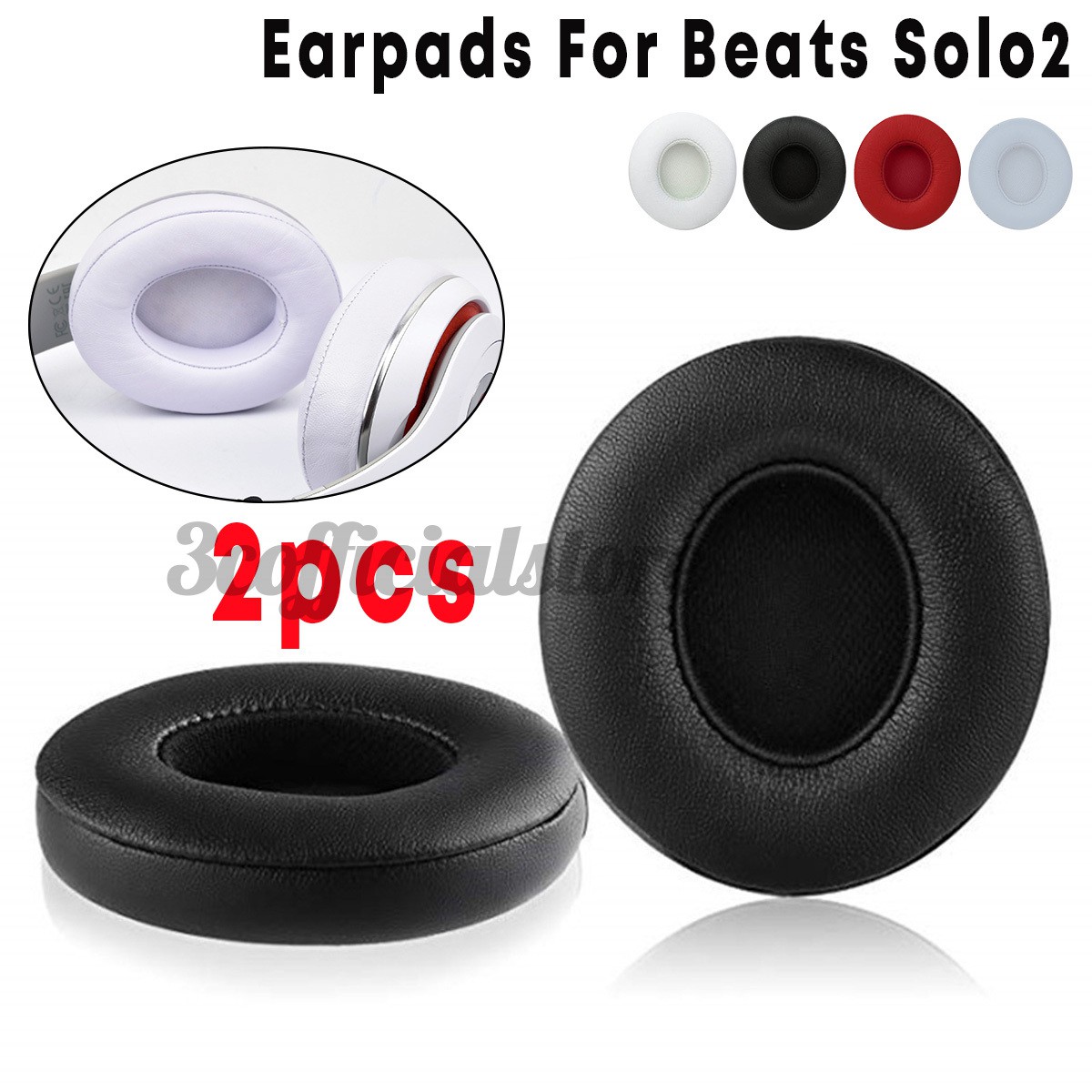 Set 2 Miếng Đệm Bọc Tai Nghe Beats Solo 2