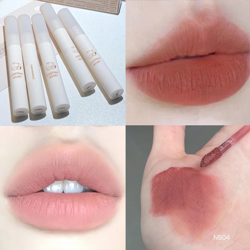 [Hàng mới về] Son kem lì mịn mượt như nhung lâu trôi không phai màu không bết dính quyến rũ hợp thời trang