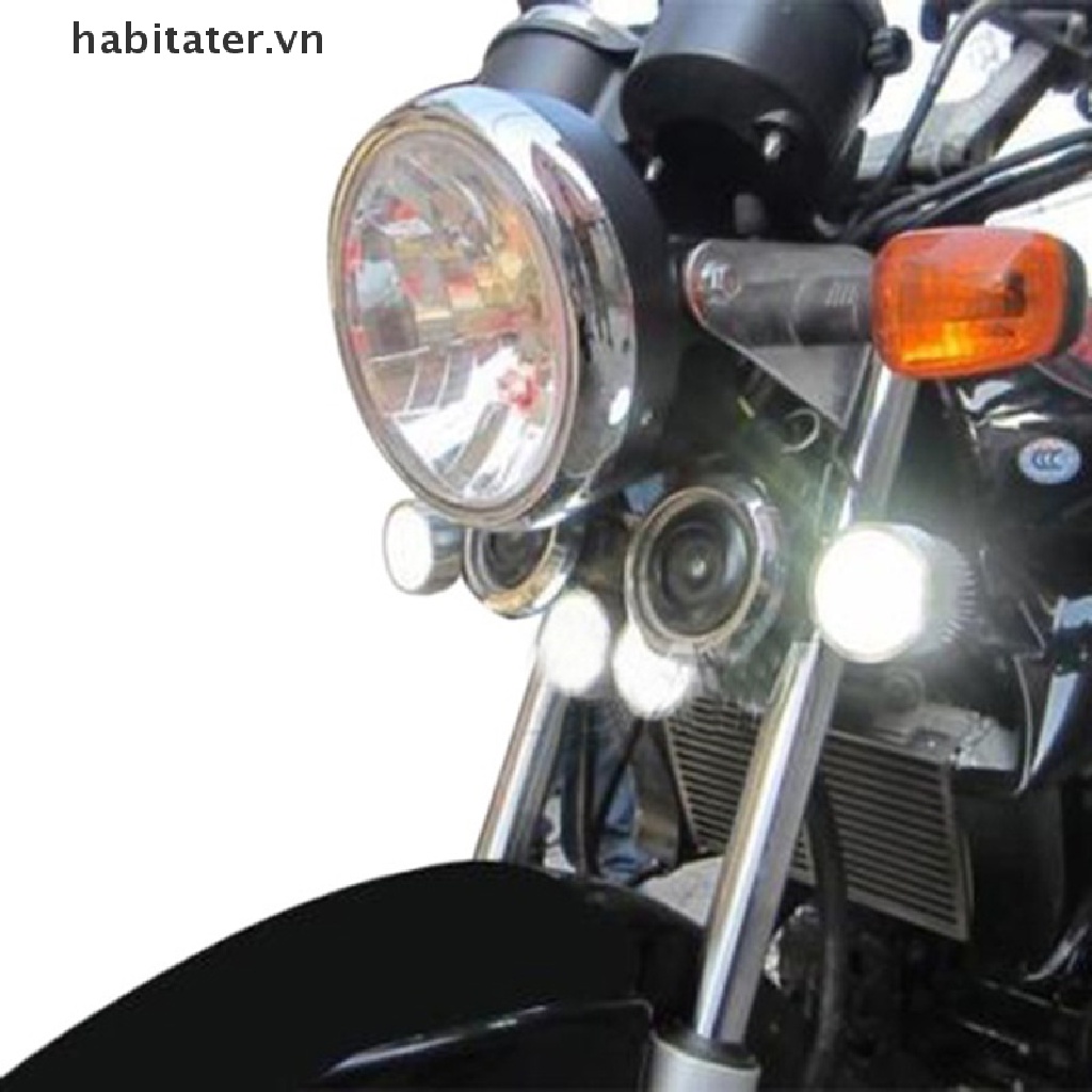Đèn Pha 4LED DRL Chống Nước 12-85V Cho Xe Mô Tô