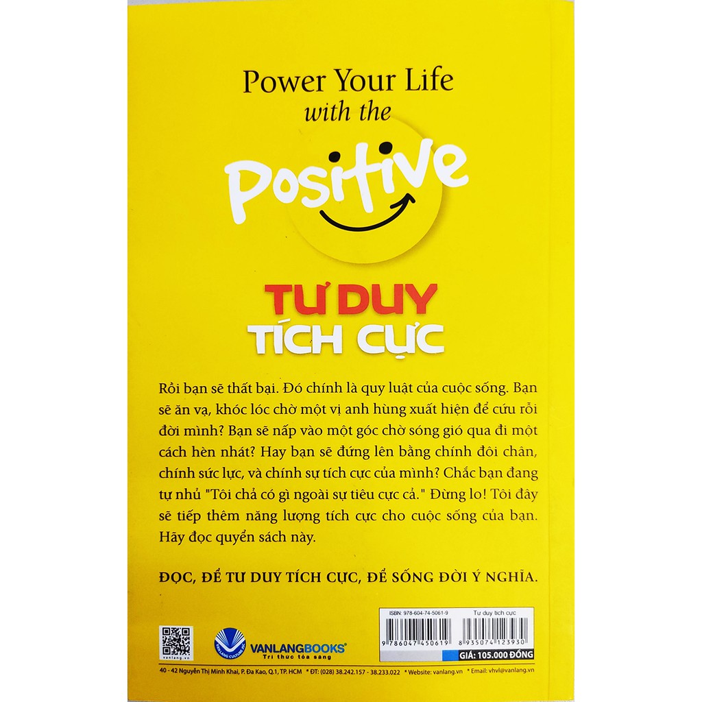 Sách - Tư Duy Tích Cực - Power Your Life with the Positive